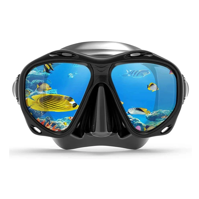 Adult silicone diving goggles professional snorkeling high-definition swimming tempered glass large frame mask
Adult silicone diving goggles professional snorkeling high-definition swimming tempered glass large frame mask