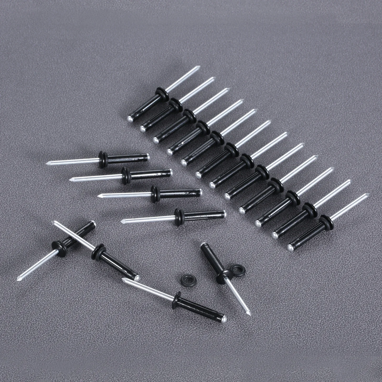 20Pcs Aluminum Tri-Grip Rivets Waterproof O-Rings Long Grip Tri-Fold Tri-Bulb for Deep Water Installing Kayak Canoes Marine Boat
20Pcs Aluminum Tri-Grip Rivets Waterproof O-Rings Long Grip Tri-Fold Tri-Bulb for Deep Water Installing Kayak Canoes Marine Boat