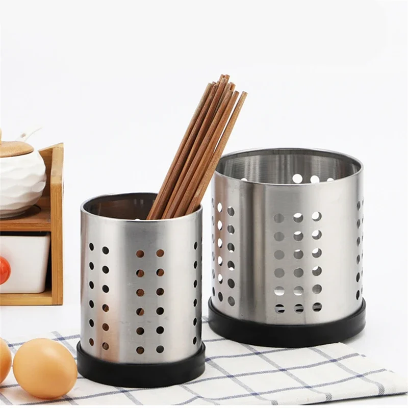 2-Size Stainless Steel Home Kitchen Chopsticks Storage Rack Multifunction Fork Spoon Cutlery Drain Holder Organizer Accessories
2-Size Stainless Steel Home Kitchen Chopsticks Storage Rack Multifunction Fork Spoon Cutlery Drain Holder Organizer Accessories