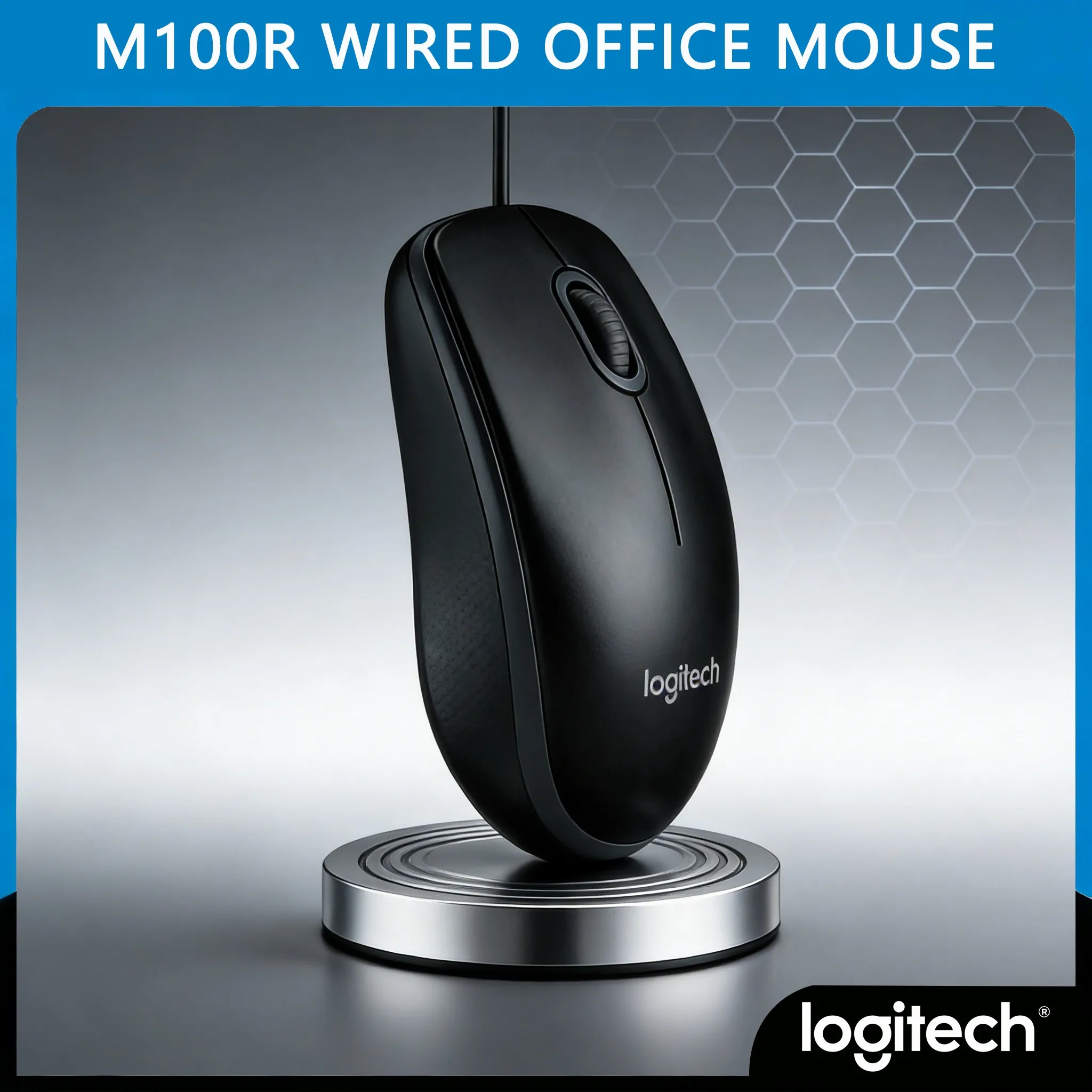 Logitech M100R: Durable Construction for Home and Office
Logitech M100R: Durable Construction for Home and Office