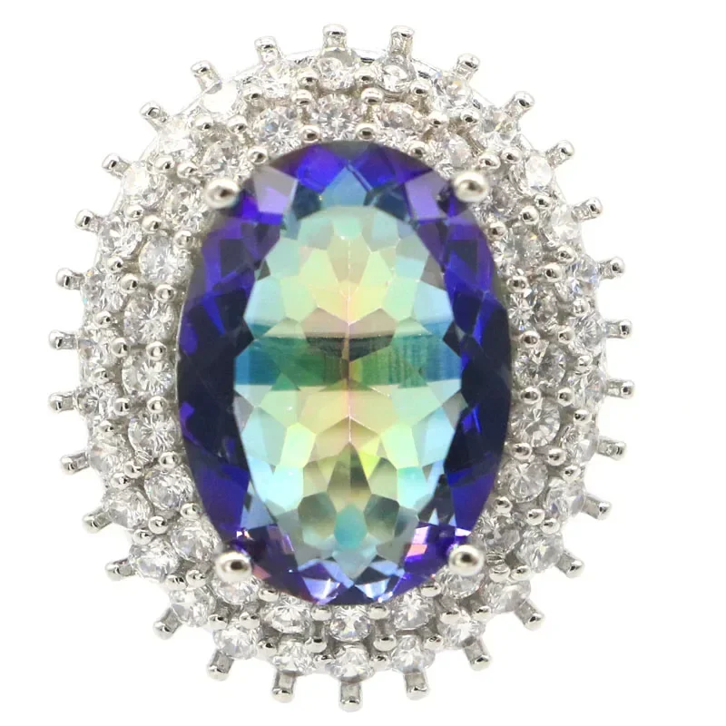 9g Customized 925 SOLID STERLING SILVER Rings Big Gemstone Fire Rainbow Mystic Topaz CZ Many Size 5-12
9g Customized 925 SOLID STERLING SILVER Rings Big Gemstone Fire Rainbow Mystic Topaz CZ Many Size 5-12