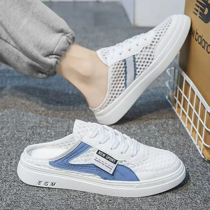 Summer New Men Baotou Outdoor Half slippers Soft sole Non Slip Breathable Casual Sports Slippers Sandals Lazy Slippers
Summer New Men Baotou Outdoor Half slippers Soft sole Non Slip Breathable Casual Sports Slippers Sandals Lazy Slippers