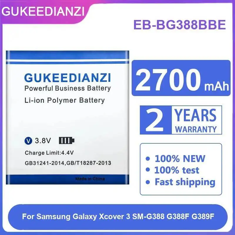 Premium Replacement 2700Mah EB-BG388BBE Mobile Phone Battery For Samsung Galaxy Xcover 3 SM-G388 G388F G389F
Premium Replacement 2700Mah EB-BG388BBE Mobile Phone Battery For Samsung Galaxy Xcover 3 SM-G388 G388F G389F