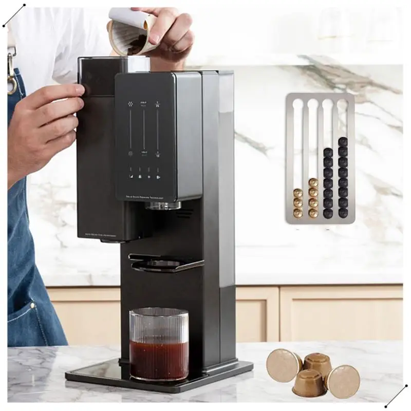 1 Pcs Coffee Capsule Holder Stainless Coffee Holder Holds 40 Coffee Pods Organizer With Double Sided Adhesive
1 Pcs Coffee Capsule Holder Stainless Coffee Holder Holds 40 Coffee Pods Organizer With Double Sided Adhesive
