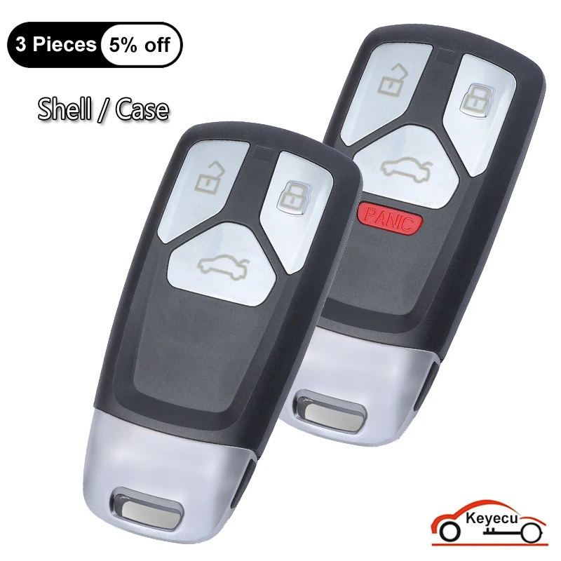 Чехол KEYECU 3 с 4 кнопками для Audi TT A4 A5 S4 S5 Q7 SQ7 2017 2018 2019 2020, сменный чехол для умного дистанционного ключа + лезвие
Чехол KEYECU 3 с 4 кнопками для Audi TT A4 A5 S4 S5 Q7 SQ7 2017 2018 2019 2020, сменный чехол для умного дистанционного ключа + лезвие