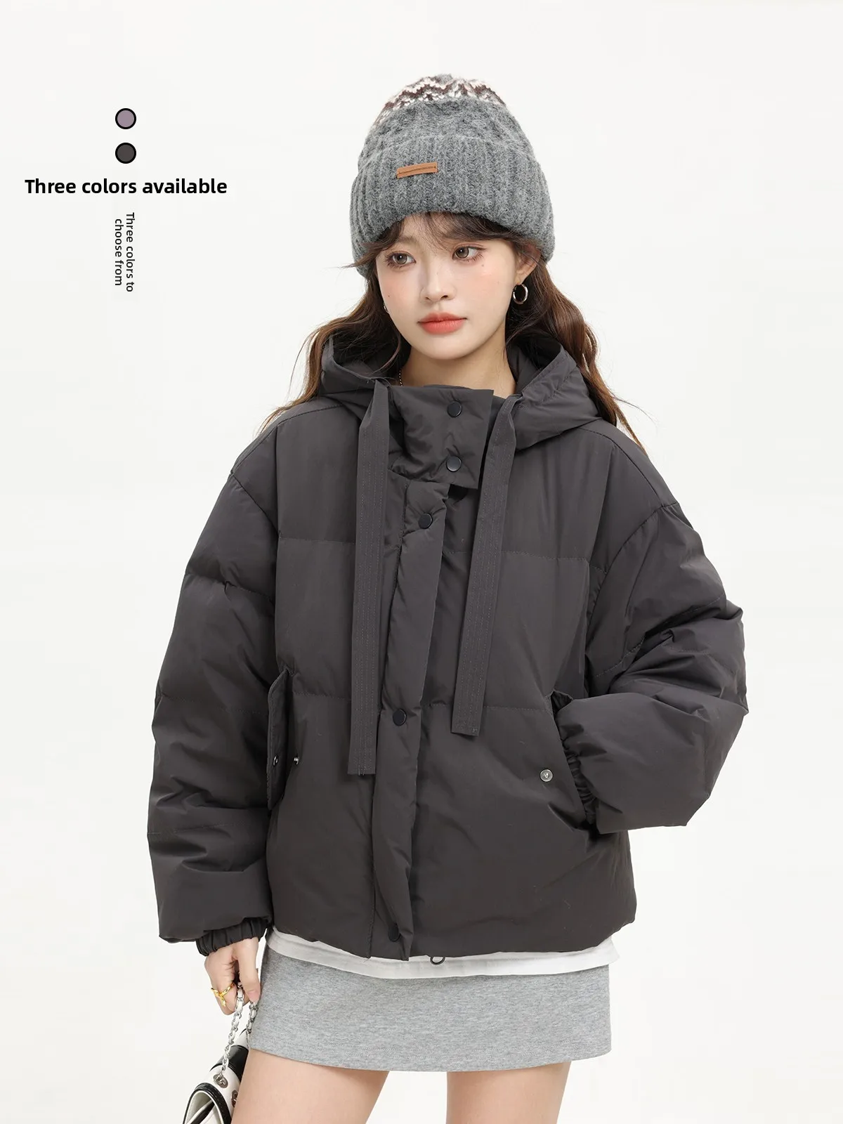 Korean Sle Commuter ort Hooded Dstring Design down Jaet Winter Casual Versatile Top Women's Faion Thiened White ...
Korean Sle Commuter ort Hooded Dstring Design down Jaet Winter Casual Versatile Top Women's Faion Thiened White ...