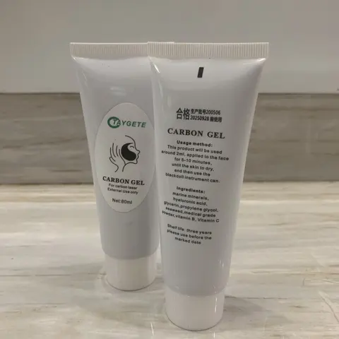 Black Carbon Gel Deep Cleaning Moisturizing Face Cream For ND Yag Laser Skin Rejuvenation Removal Blackhead Whitening Skin Care