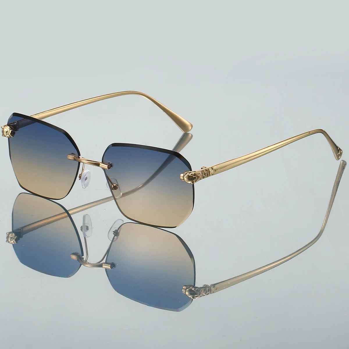 KAMMPT Vintage Rimless Sunglasses 2024 New Square Fashion Gradient Multi-color Shades Trendy Stylish Brand Design Sun Glasses
KAMMPT Vintage Rimless Sunglasses 2024 New Square Fashion Gradient Multi-color Shades Trendy Stylish Brand Design Sun Glasses