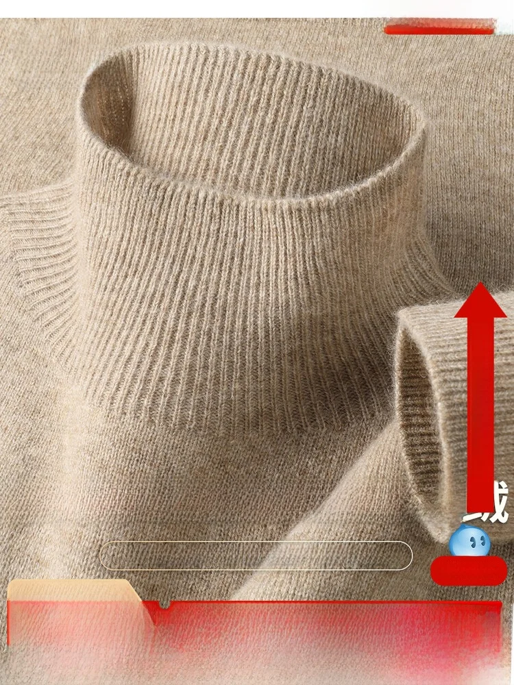 Women's Camere Sweater f High Collar Warm Soft Fine Snow Flng 30 eep Camere Wool Autumn Winter Casual Sle
Women's Camere Sweater f High Collar Warm Soft Fine Snow Flng 30 eep Camere Wool Autumn Winter Casual Sle