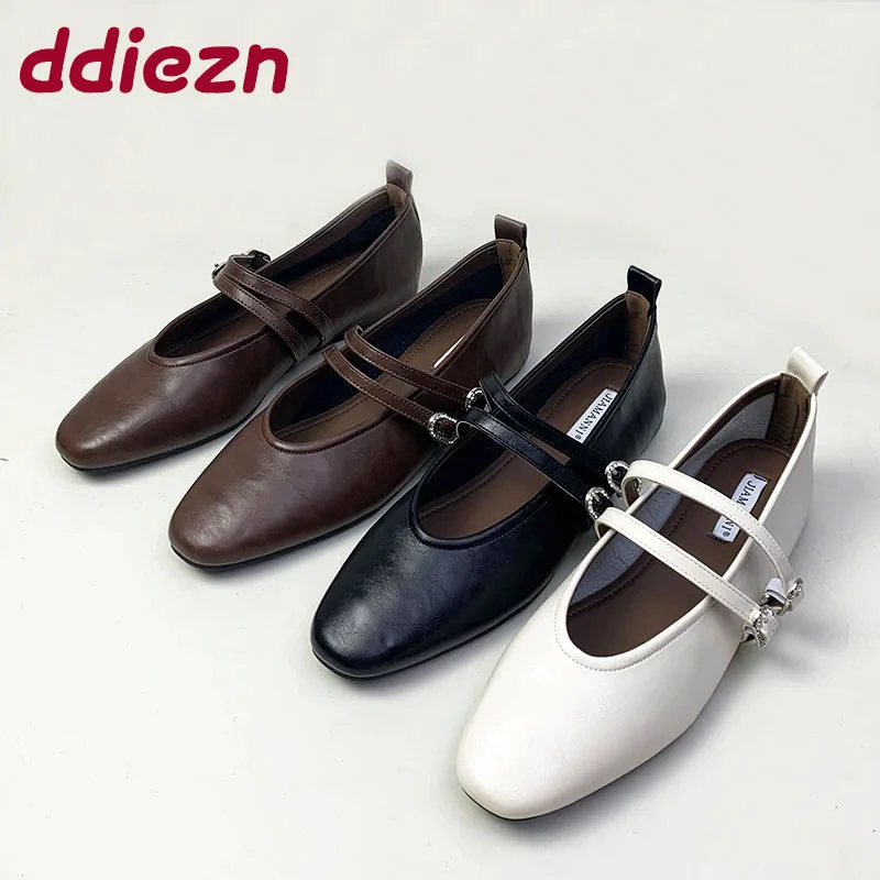 Fashion Buckle Strap Women Mary Janes Flats Lolita Shoes With Height Increasing Female Soft Footwear Shallow Ladies Flats Shoes
Fashion Buckle Strap Women Mary Janes Flats Lolita Shoes With Height Increasing Female Soft Footwear Shallow Ladies Flats Shoes