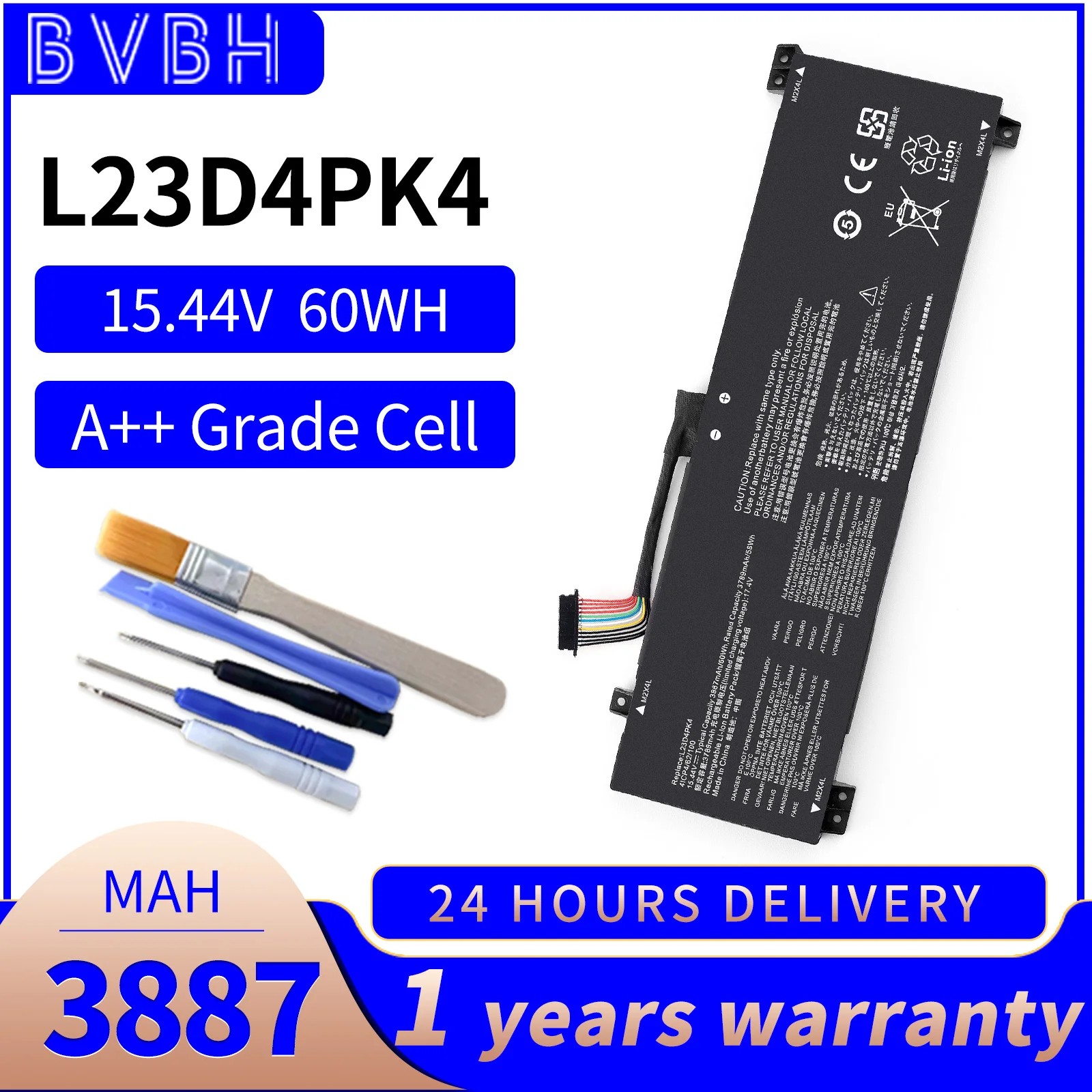 BVBH L23B4PK4,L23C4PK4,L23D4PK4,L23L4PK4,L23M4PK4 Battery for Lenovo LOQ 15AHP9/83DX/15ARP9/15IAX9I/15IAX9W/15IRX9 battery
BVBH L23B4PK4,L23C4PK4,L23D4PK4,L23L4PK4,L23M4PK4 Battery for Lenovo LOQ 15AHP9/83DX/15ARP9/15IAX9I/15IAX9W/15IRX9 battery