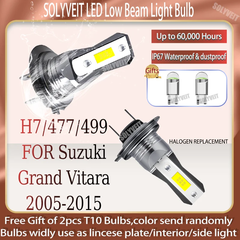 The exact fit for 6000K light upgrade LED Lo Beam For Suzuki Grand Vitara 2005 2006 2007 2008 2009 2010 2011 2012 2013 2014 2015
The exact fit for 6000K light upgrade LED Lo Beam For Suzuki Grand Vitara 2005 2006 2007 2008 2009 2010 2011 2012 2013 2014 2015
