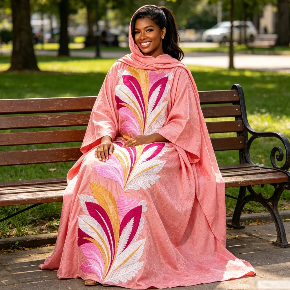 African Evening Dresses for Women Loose Boubou Robe Scarf Ankara Dashiki Embroidery Africa Clothing Morocco Kaftan Dubai Abaya
African Evening Dresses for Women Loose Boubou Robe Scarf Ankara Dashiki Embroidery Africa Clothing Morocco Kaftan Dubai Abaya