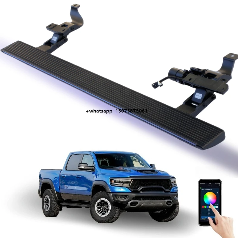 Retractable Electric Side Steps with Led Light Running Boards for Dodge Ram 1500 2021 Automobile Accessories
Retractable Electric Side Steps with Led Light Running Boards for Dodge Ram 1500 2021 Automobile Accessories