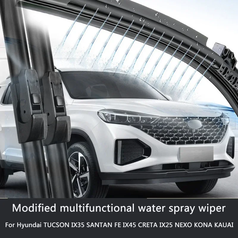 For Hyundai TUCSON IX35 SANTAN FE IX45 CRETA IX25 NEXO KONA KAUAI Car Modify Windshield Water Spray Wiper Wet Arm Cleaning Wiper
For Hyundai TUCSON IX35 SANTAN FE IX45 CRETA IX25 NEXO KONA KAUAI Car Modify Windshield Water Spray Wiper Wet Arm Cleaning Wiper