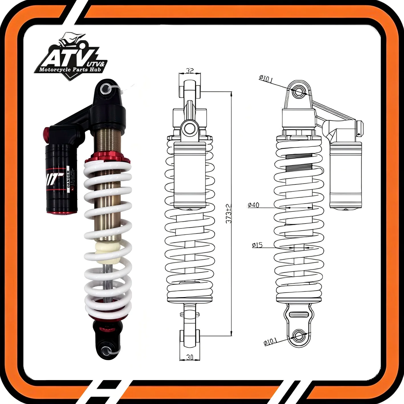 Front Rear shock absorber For Kawasaki Bruteforce 650/750 BALTMOTORS 700 PM800 shock absorber
Front Rear shock absorber For Kawasaki Bruteforce 650/750 BALTMOTORS 700 PM800 shock absorber