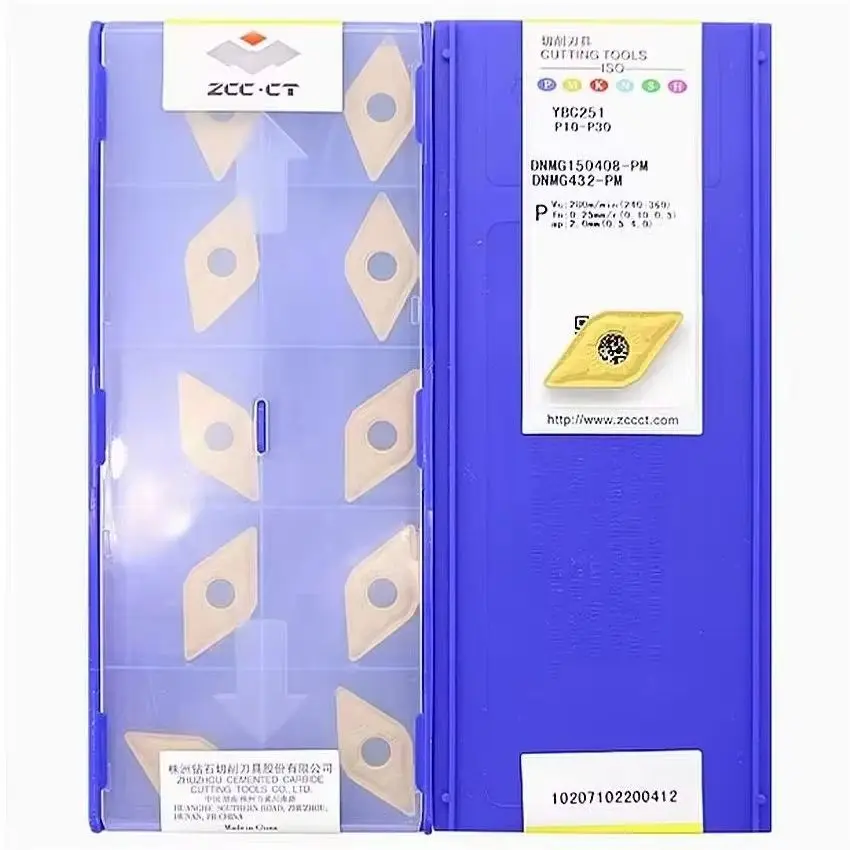 ZCC.CT DNMG150408-PM YBC251/DNMG150408-PM YBC351/DNMG150408-PM YBC151/DNMG150408-PM YBC152 CNC carbide tools Turning inserts
ZCC.CT DNMG150408-PM YBC251/DNMG150408-PM YBC351/DNMG150408-PM YBC151/DNMG150408-PM YBC152 CNC carbide tools Turning inserts
