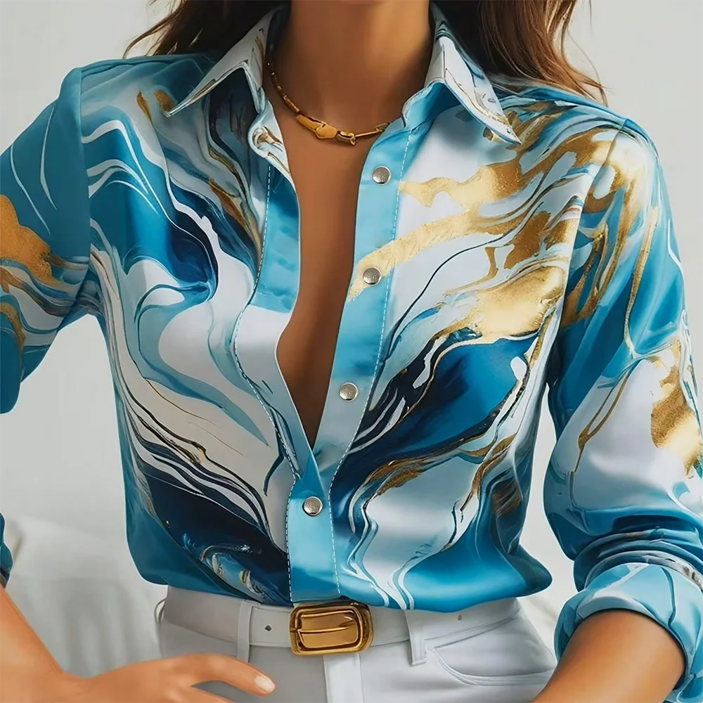 Новинка 2026: Женская премиум-рубашка с принтом, с длинным рукавом, на раннюю осень, с отложным воротником, приталенная, элегантная блузка для офиса и повседневной носки
Новинка 2026: Женская премиум-рубашка с принтом, с длинным рукавом, на раннюю осень, с отложным воротником, приталенная, элегантная блузка для офиса и повседневной носки