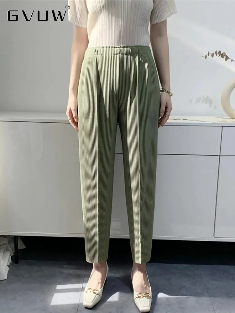 GVUW Pleated Women Pants Fashion Elastic Waist Pockets Solid Color New 2024 Versatile Casual Female Pencil Trousers 17G7744
GVUW Pleated Women Pants Fashion Elastic Waist Pockets Solid Color New 2024 Versatile Casual Female Pencil Trousers 17G7744