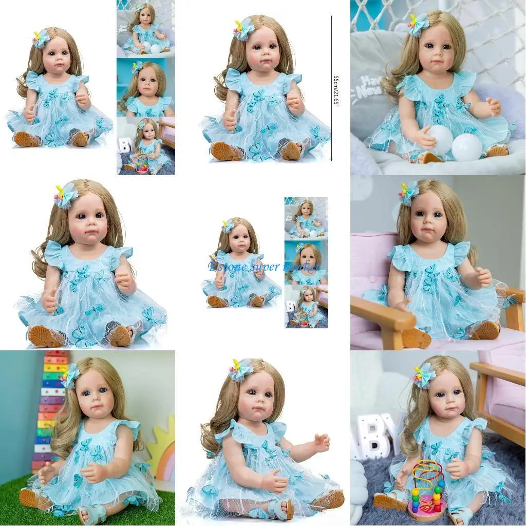 090B 21inch Baby Girl Dolls Reborns for Doll Birthday Gift Real & Soft Touching Caucasian for Doll with Beautif
090B 21inch Baby Girl Dolls Reborns for Doll Birthday Gift Real & Soft Touching Caucasian for Doll with Beautif