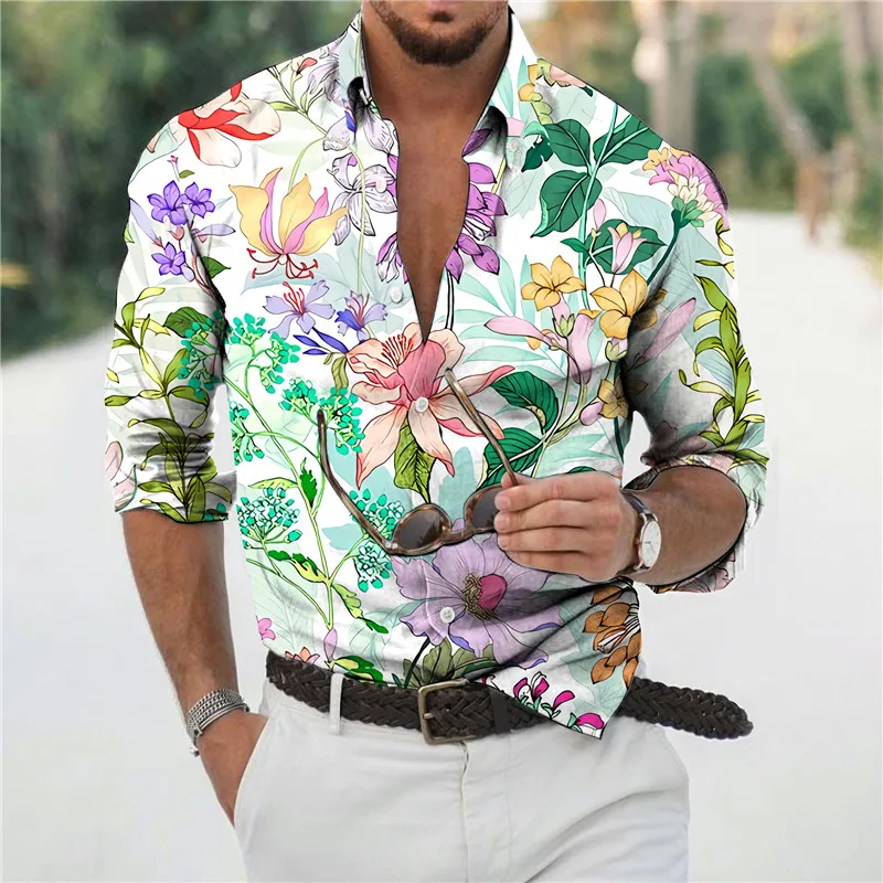 2023 Autumn Hawaiian Floral Shirts For Men 3d Beach Holiday Long Sleeve Oversized 3xl Tops Tees Shirt Man Tropical Luxury Camisa
2023 Autumn Hawaiian Floral Shirts For Men 3d Beach Holiday Long Sleeve Oversized 3xl Tops Tees Shirt Man Tropical Luxury Camisa