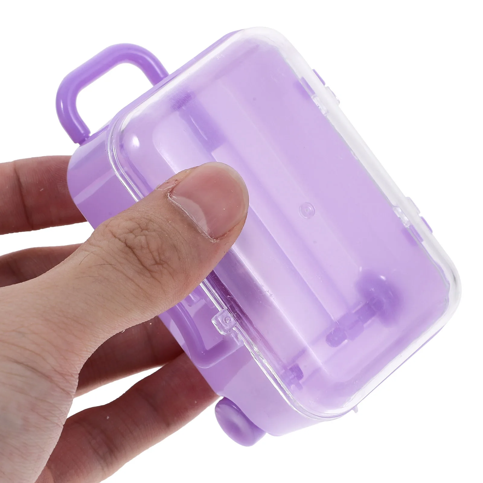 2Pcs Mini Luggage Case Accessories Durable Plastic Kids Playing Storage Baby Items Small Gift Girls Suitcase Model
2Pcs Mini Luggage Case Accessories Durable Plastic Kids Playing Storage Baby Items Small Gift Girls Suitcase Model