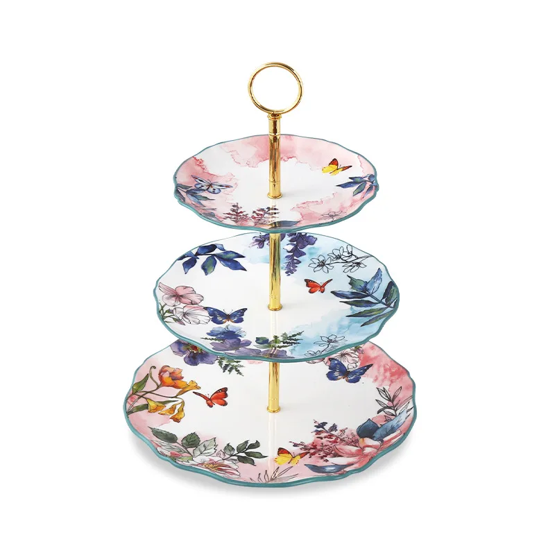 String plate ceramic fruit plate cake plate afternoon tea snack multi-layer
String plate ceramic fruit plate cake plate afternoon tea snack multi-layer