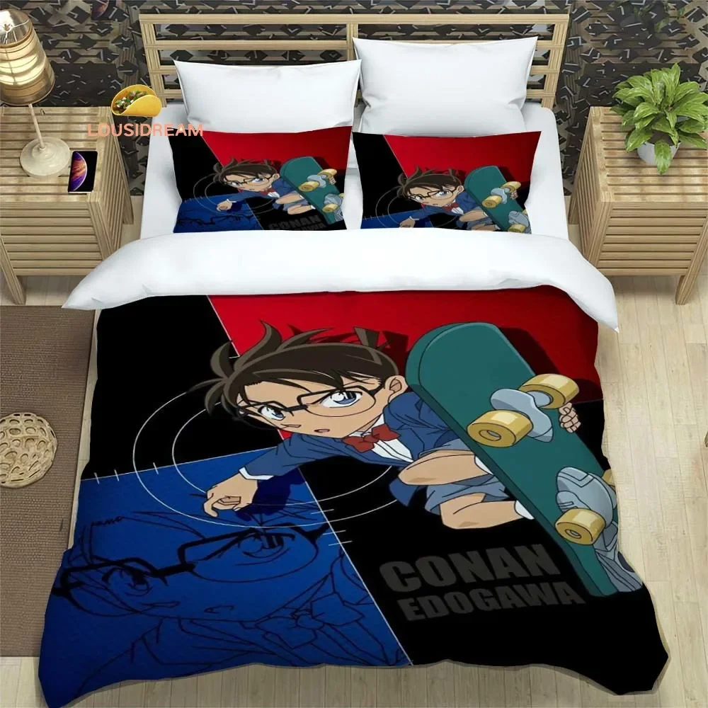 Постельное белье D-Detective Conan, простыня, пододеяльник, двойное постельное белье, комплект из трех предметов, мягкий теплый комплект постельного белья
Постельное белье D-Detective Conan, простыня, пододеяльник, двойное постельное белье, комплект из трех предметов, мягкий теплый комплект постельного белья