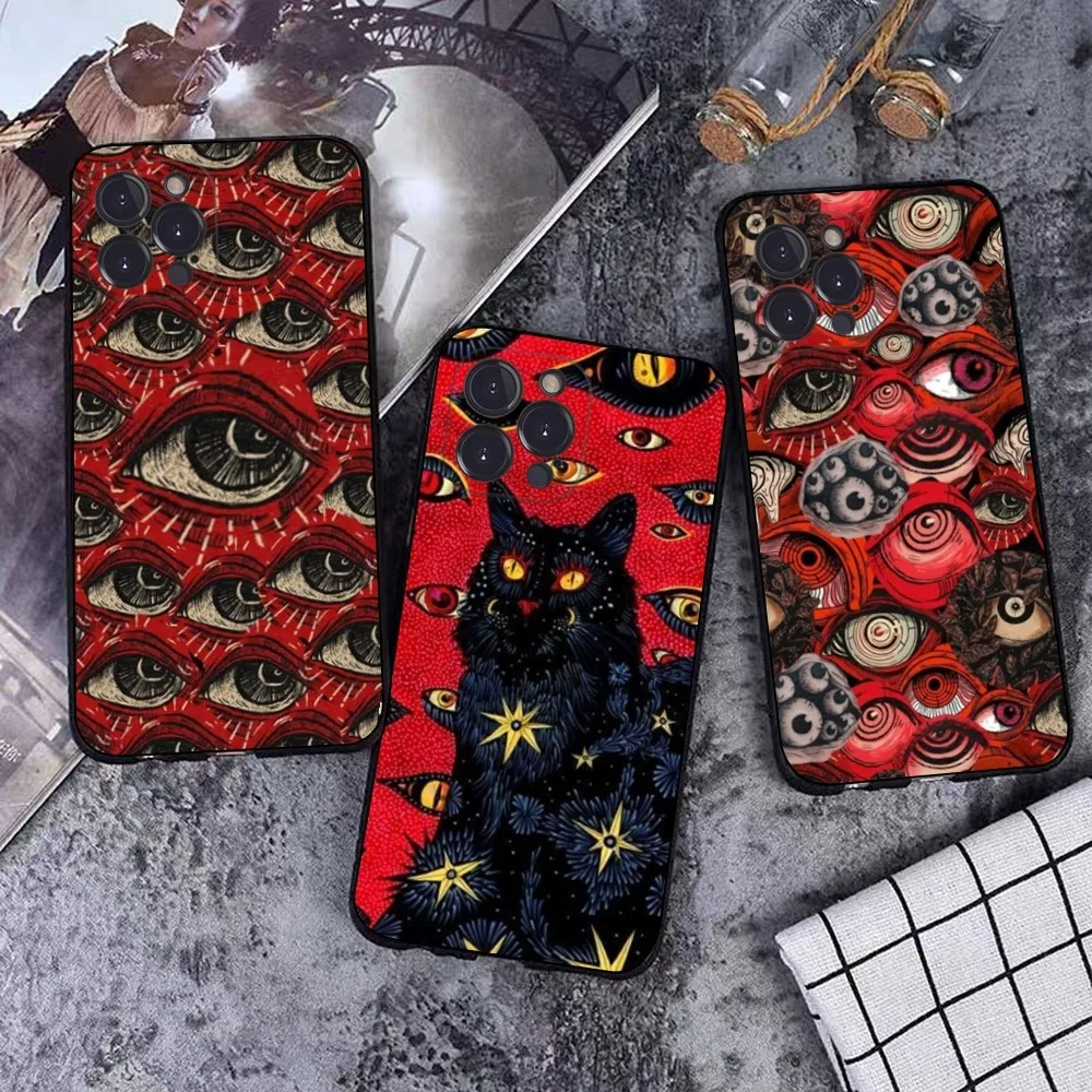 Scary Face Eyes Phone Case For iPhone 15 14 11 12 13 Mini Pro XS Max Cover 6 7 8 Plus X XR SE 2020 Funda Shell
Scary Face Eyes Phone Case For iPhone 15 14 11 12 13 Mini Pro XS Max Cover 6 7 8 Plus X XR SE 2020 Funda Shell