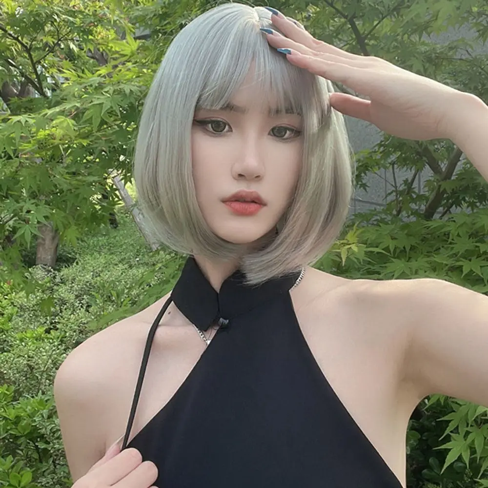 Women Bobo Japanese Style Short Straight Hair Cosplay High Temperature Fiber Synthetic Wigs Pelucas Hair Daily Party Use
Women Bobo Japanese Style Short Straight Hair Cosplay High Temperature Fiber Synthetic Wigs Pelucas Hair Daily Party Use