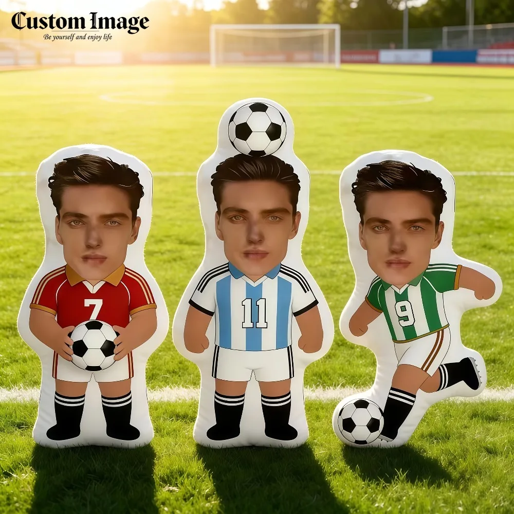 Custom Face Football Shaped Pillow Personalized Photo Cushion Custom Design Ideal For Living Room Bedroom Decor
Custom Face Football Shaped Pillow Personalized Photo Cushion Custom Design Ideal For Living Room Bedroom Decor