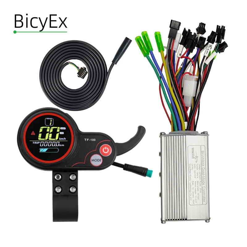 24V 36V 48V 250W 350W Brushless Motor Drive Controller TF100 TF-100 Colour LCD LED Display Screen Throttle for Electric Scooter
24V 36V 48V 250W 350W Brushless Motor Drive Controller TF100 TF-100 Colour LCD LED Display Screen Throttle for Electric Scooter