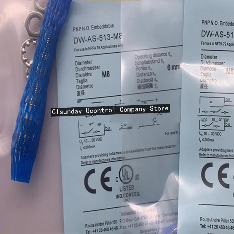 3PCS New DW-AS-513-M18-002 DW-AS-511-M18-002 DW-AS-513-M8 DW-AS-523-M8-001 DW-AS-522-M8-001 DW-AS-524-M8-001 DW-AS-607-M12
3PCS New DW-AS-513-M18-002 DW-AS-511-M18-002 DW-AS-513-M8 DW-AS-523-M8-001 DW-AS-522-M8-001 DW-AS-524-M8-001 DW-AS-607-M12