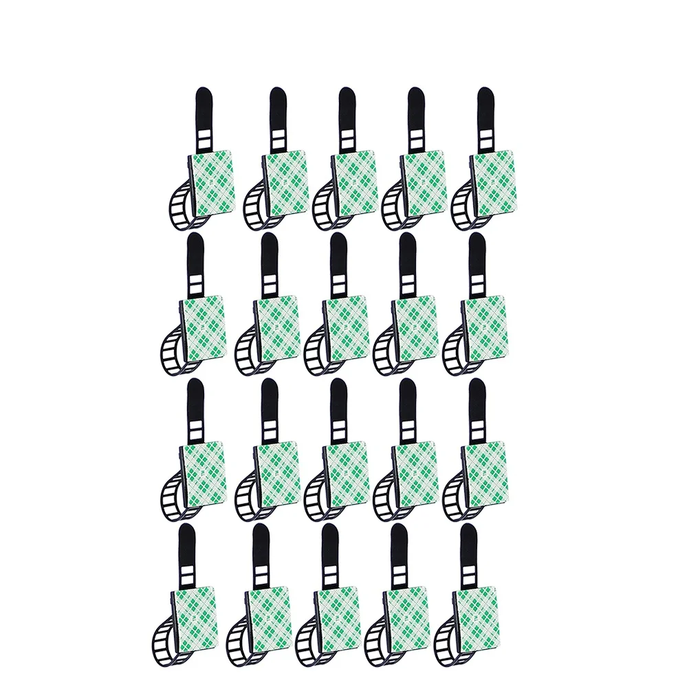 20 pcs Cable Clips Wire Ties Holder Desk Organizer Adhesive Mounting Cord Management Adjustable Clamp Zero Accessories
20 pcs Cable Clips Wire Ties Holder Desk Organizer Adhesive Mounting Cord Management Adjustable Clamp Zero Accessories
