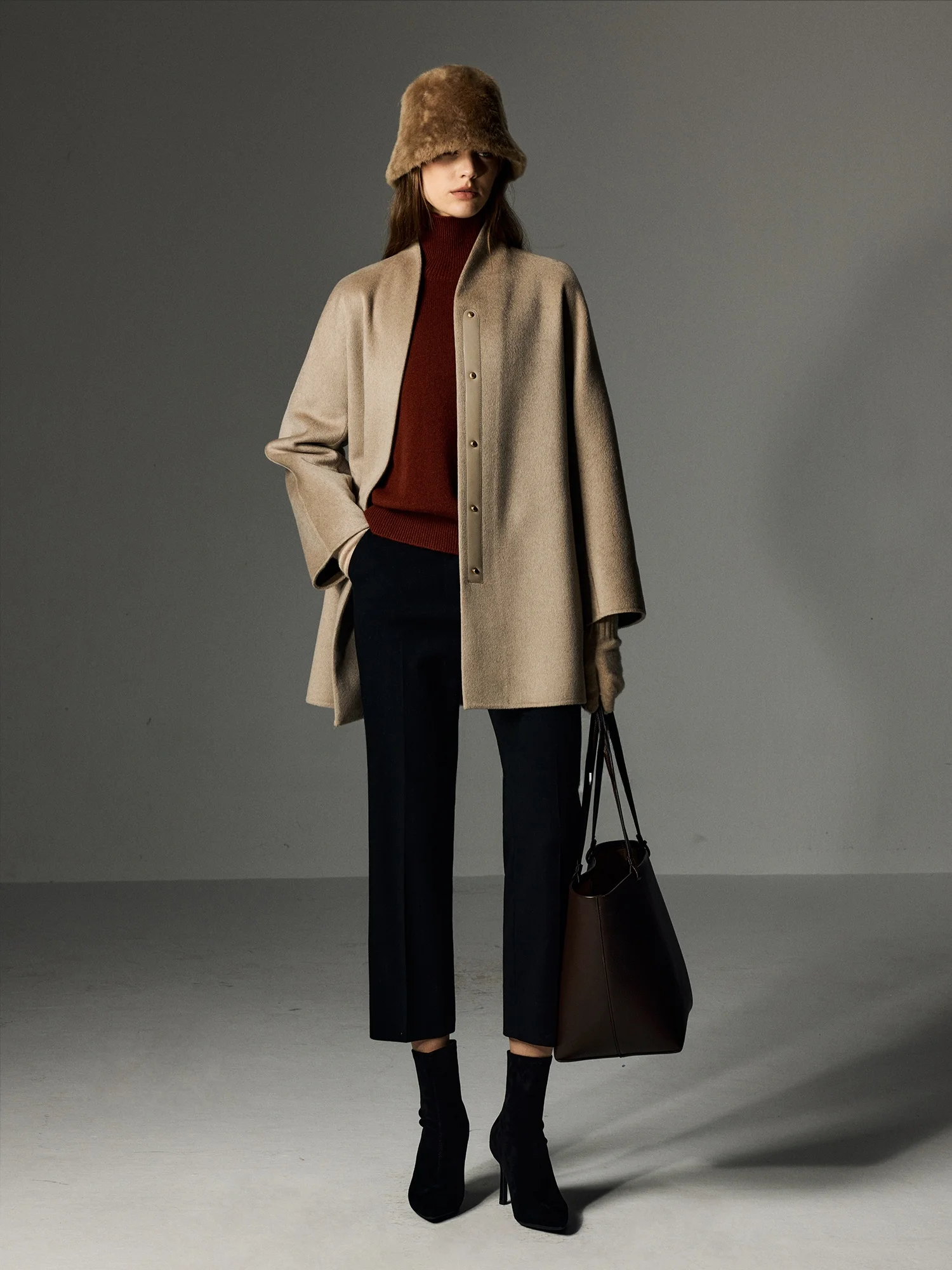 Colinwang Double Layered Woolen Casual Commute Slimming Nine-Tenths Suit Pants Straight Leg mid Waist Seven/Five/Tee Quarters
Colinwang Double Layered Woolen Casual Commute Slimming Nine-Tenths Suit Pants Straight Leg mid Waist Seven/Five/Tee Quarters