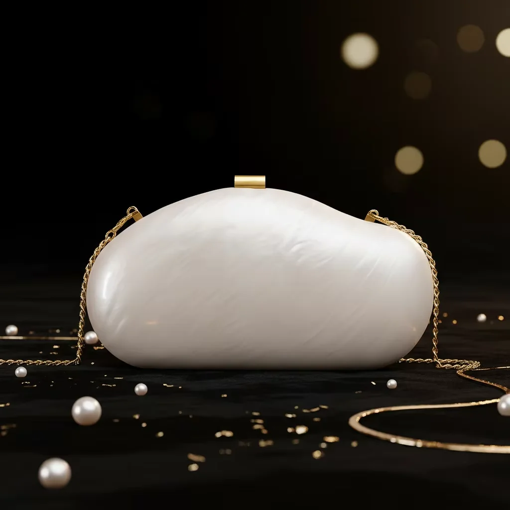 2026 Women's Acrylic Evening Clutch Cotton Lining Magnetic Clasp Urban Simplicity Style Pearl Decoration High Quality Stylish
2026 Women's Acrylic Evening Clutch Cotton Lining Magnetic Clasp Urban Simplicity Style Pearl Decoration High Quality Stylish