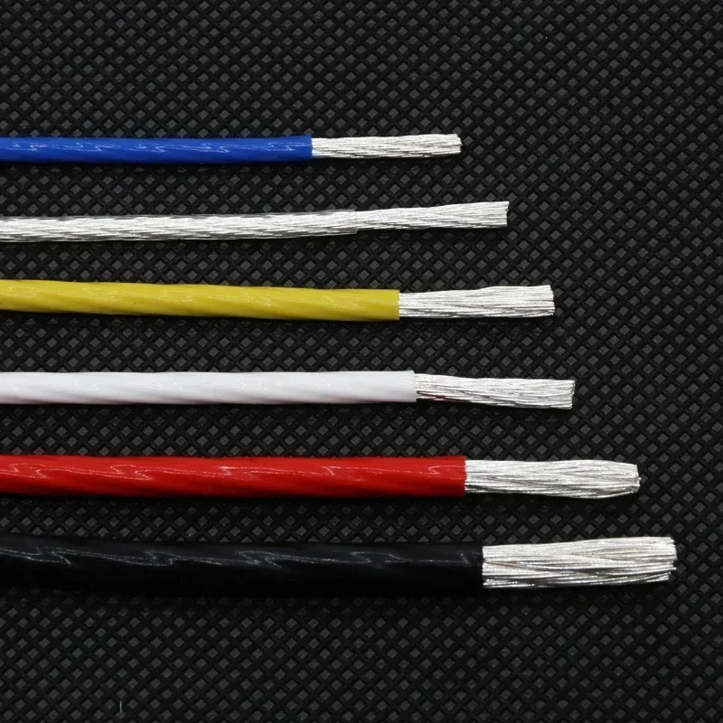 PTFE Silver Plated Wire 30 ~ 10AWG High Purity OFC High Temperature Signal Copper HiFi Audio Speaker Headphone Electronic Cable
PTFE Silver Plated Wire 30 ~ 10AWG High Purity OFC High Temperature Signal Copper HiFi Audio Speaker Headphone Electronic Cable