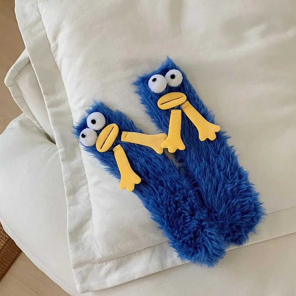 Soft Fluffy Sleepwear Socks Cozy Cartoon Decor Winter Socks Plush Elastic Anti-slip Mid-tube Footwear for Women for Sleeping
Soft Fluffy Sleepwear Socks Cozy Cartoon Decor Winter Socks Plush Elastic Anti-slip Mid-tube Footwear for Women for Sleeping