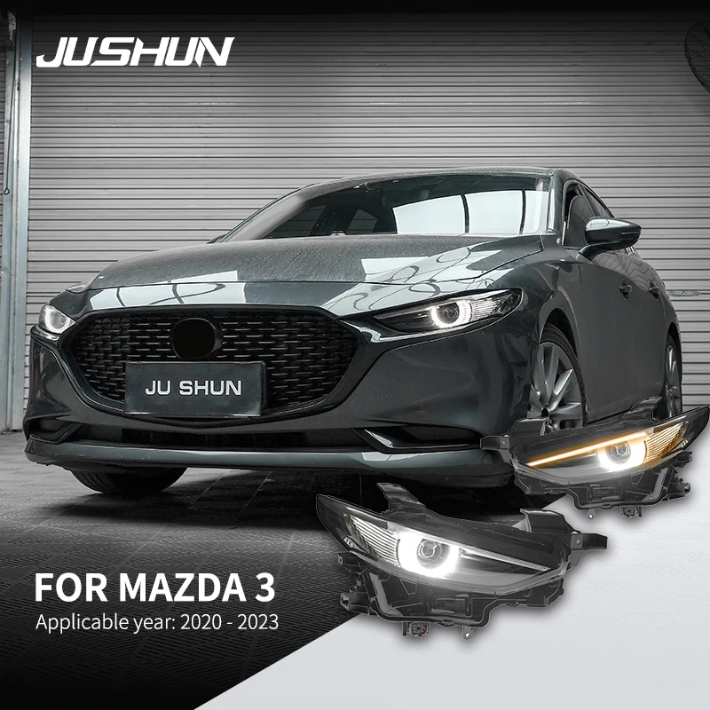 Car Front lamp For Mazda 3 Headlights 2020-2023 LED DRL Turn Signal High Beam Angel Eye Projector Lens Auto Accessories
Car Front lamp For Mazda 3 Headlights 2020-2023 LED DRL Turn Signal High Beam Angel Eye Projector Lens Auto Accessories