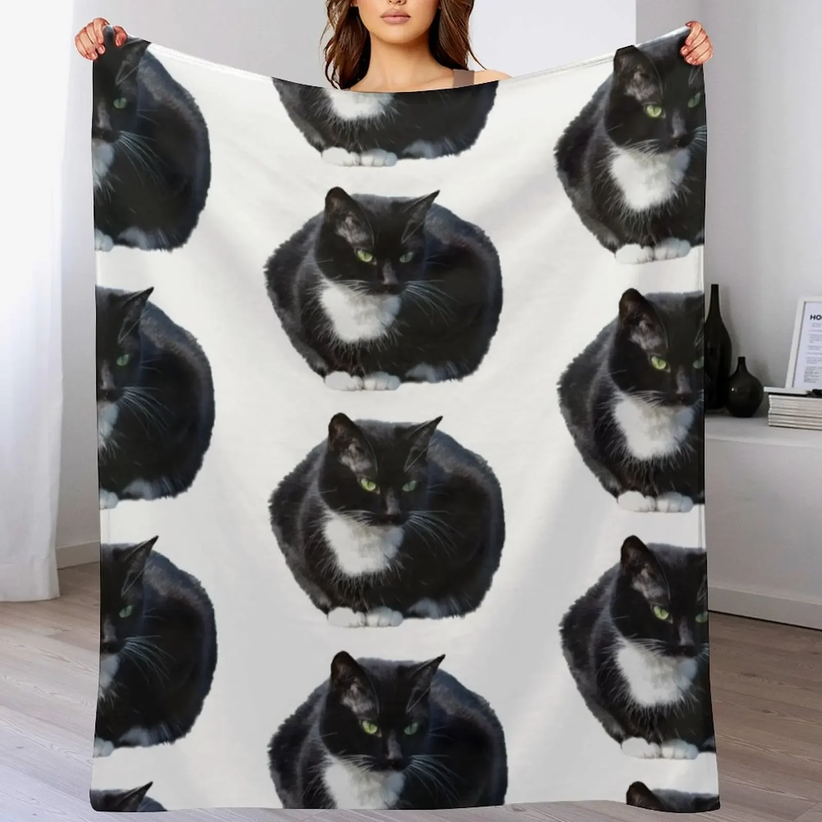 Tuxedo Cat Throw Blanket manga Thermal Sofa Quilt bed plaid Blankets
Tuxedo Cat Throw Blanket manga Thermal Sofa Quilt bed plaid Blankets