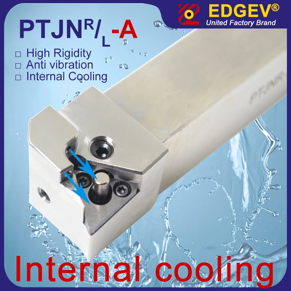 Internal coolant inner cooling lathe turning tool holder with water hole PTJNR PTJNL 2020K16 2525M16 3232P16 -A for TNMG insert
Internal coolant inner cooling lathe turning tool holder with water hole PTJNR PTJNL 2020K16 2525M16 3232P16 -A for TNMG insert