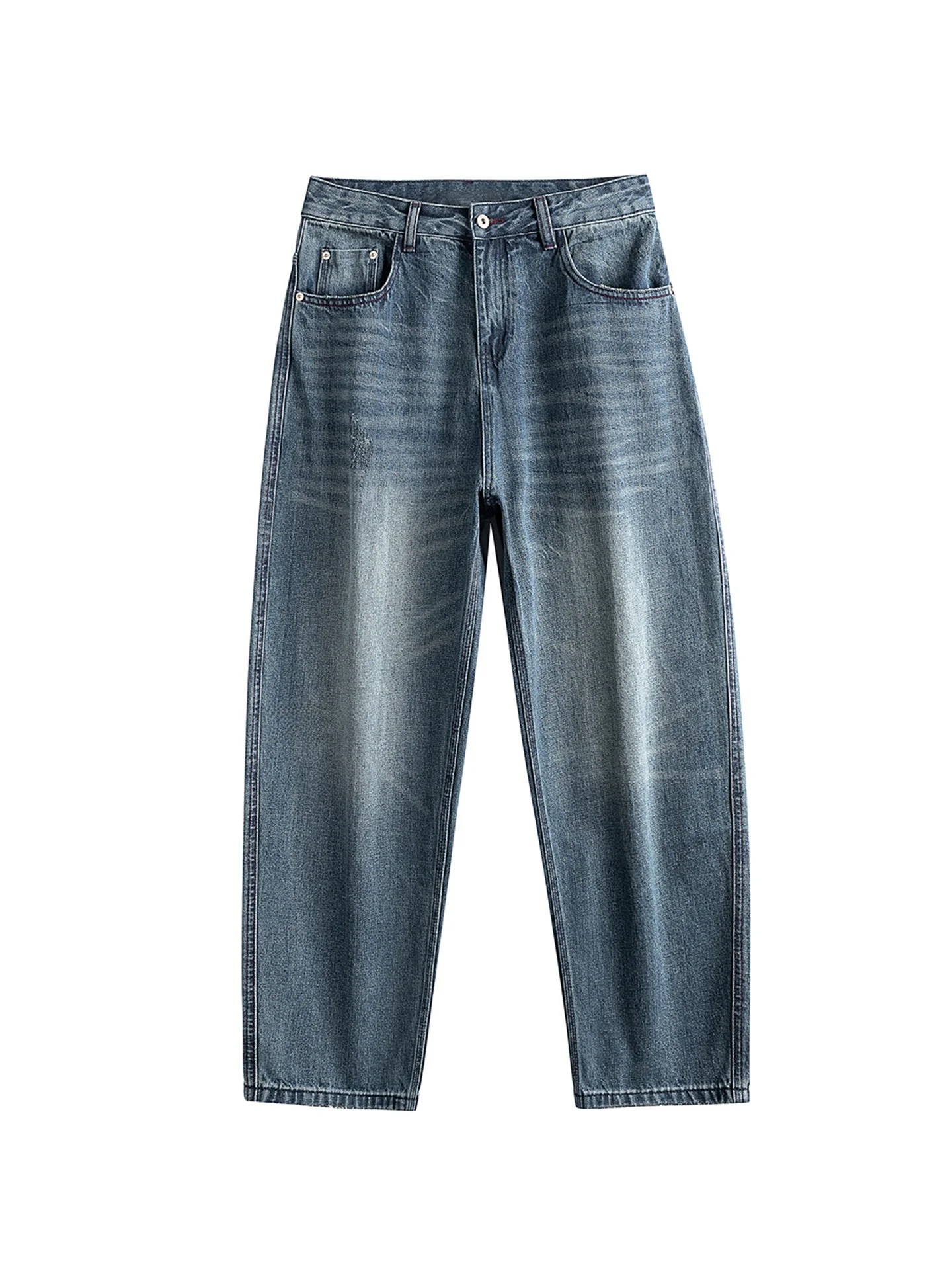 American Retro Waed Jeans Casual Loose Wide Leg Long Pants Spring Street Sle Simple Cotton Polyester Blend
American Retro Waed Jeans Casual Loose Wide Leg Long Pants Spring Street Sle Simple Cotton Polyester Blend