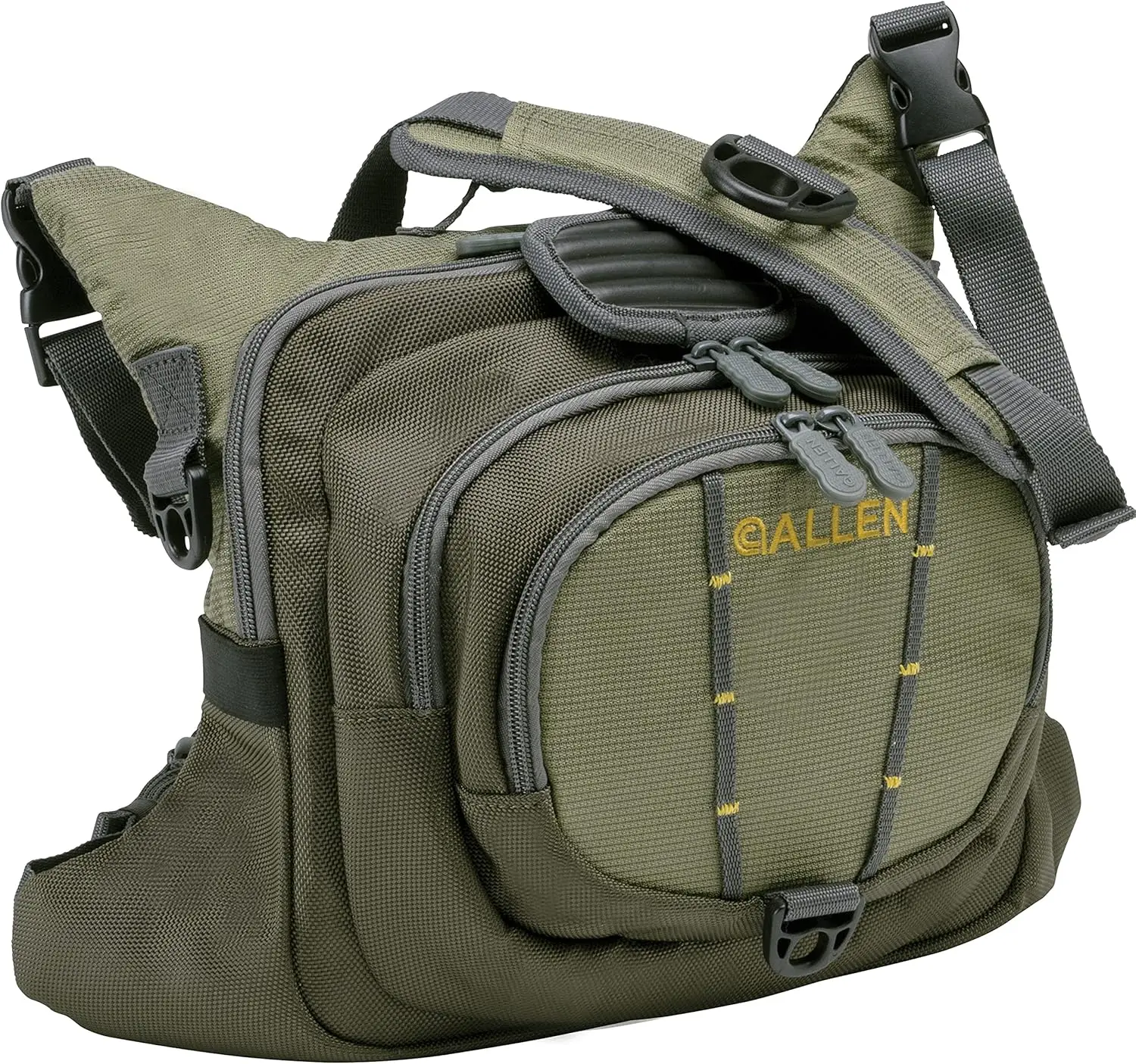 Fly Fishing Chest Pack Fits 6 Tackle Boxes, Olive, Waterproof, Lightweight, Adjustable Straps
Fly Fishing Chest Pack Fits 6 Tackle Boxes, Olive, Waterproof, Lightweight, Adjustable Straps