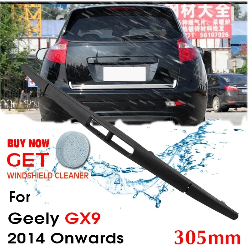 Car Wiper blade Rear Back Window Windscreen Windshield Wipers For Geely GX9 Hatchback 305mm 2014 Onwards Auto Accessories
Car Wiper blade Rear Back Window Windscreen Windshield Wipers For Geely GX9 Hatchback 305mm 2014 Onwards Auto Accessories