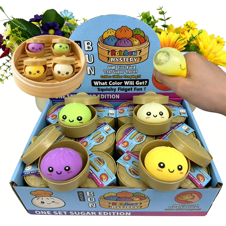 Dumpling Squishy with Steamer Basket Rainbow-Colored Xiaolongbao Stress Relief Toy Surprise Blind Box Adult Student Venting Gift
Dumpling Squishy with Steamer Basket Rainbow-Colored Xiaolongbao Stress Relief Toy Surprise Blind Box Adult Student Venting Gift