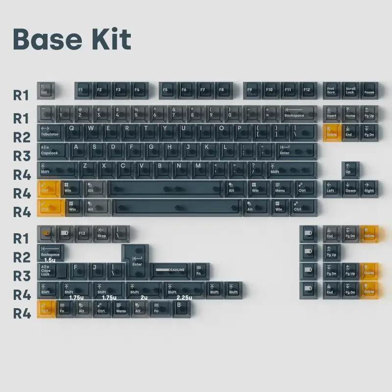 DEADLINE AirBounce Transparent PC Keycaps Set - Custom Rhythm Design, Original Height for PC Gamers & Keyboard Enthusiasts DDL
DEADLINE AirBounce Transparent PC Keycaps Set - Custom Rhythm Design, Original Height for PC Gamers & Keyboard Enthusiasts DDL