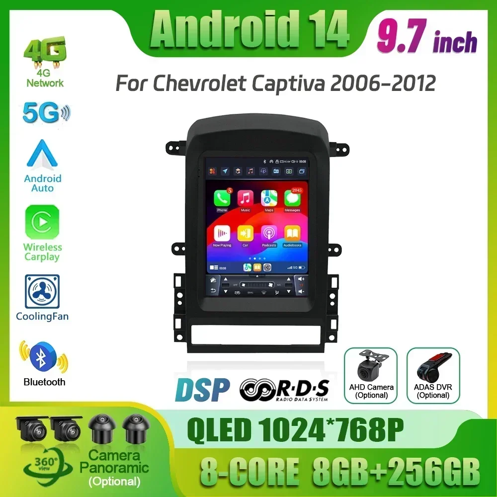 9.7inch For Chevrolet Captiva 2006-2012 Android 14 Car Radio WIFI GPS Wireless Bluetooth Carplay Multimedia Touch Screen Stereo
9.7inch For Chevrolet Captiva 2006-2012 Android 14 Car Radio WIFI GPS Wireless Bluetooth Carplay Multimedia Touch Screen Stereo