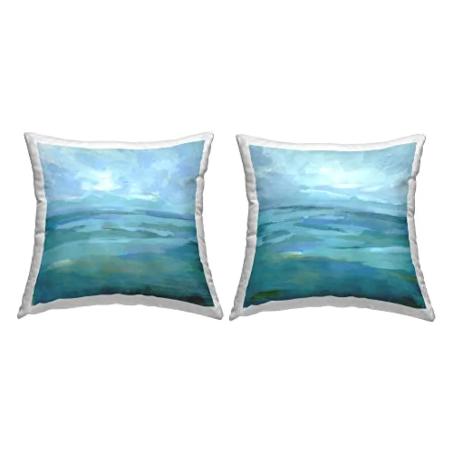 Blue Abstract Landscape Horizon Design by Victoria Barnes Throw Set of 2 Pillow 18 x 18
Blue Abstract Landscape Horizon Design by Victoria Barnes Throw Set of 2 Pillow 18 x 18