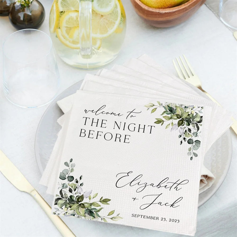 50PCS The Night Before Napkins | One Day Away Napkins | Custom Rehearsal Dinner Napkins | Personalized Wedding Napkins | Cocktai
50PCS The Night Before Napkins | One Day Away Napkins | Custom Rehearsal Dinner Napkins | Personalized Wedding Napkins | Cocktai