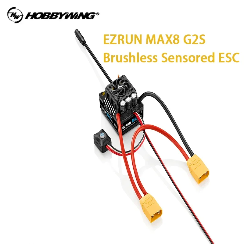 NEW Hobbywing EZRUN MAX8 G2S 160A Waterproof Brushless ESC, Suitable For Remote Control Cars, Off-Road Vehicles, Monster Trucks
NEW Hobbywing EZRUN MAX8 G2S 160A Waterproof Brushless ESC, Suitable For Remote Control Cars, Off-Road Vehicles, Monster Trucks